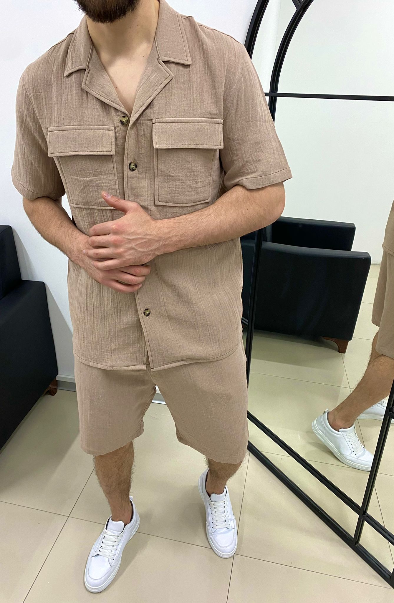 طقم رجالي لينن